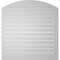 Ekena Millwork Arch Top Surface Mount PVC Gable Vent: Non-Functional, w/2"W x 1-1/2"P Brickmould Frame, 38"W x 38"H GVPAR38X3802SN - alternate 3